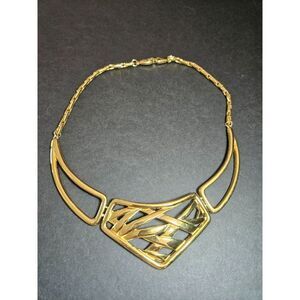 Vintage gold tone Monet chunky necklace